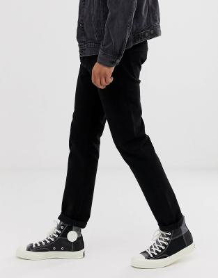 levi's 501 tapered black