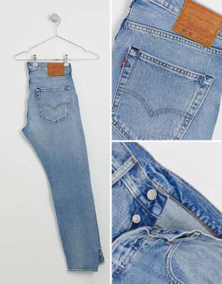 levi's mid blue jeans