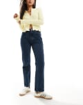 [Levi's] Levi's 501 straight fit crop jeans in dark blue-Navy W30 L28 Dark Blue