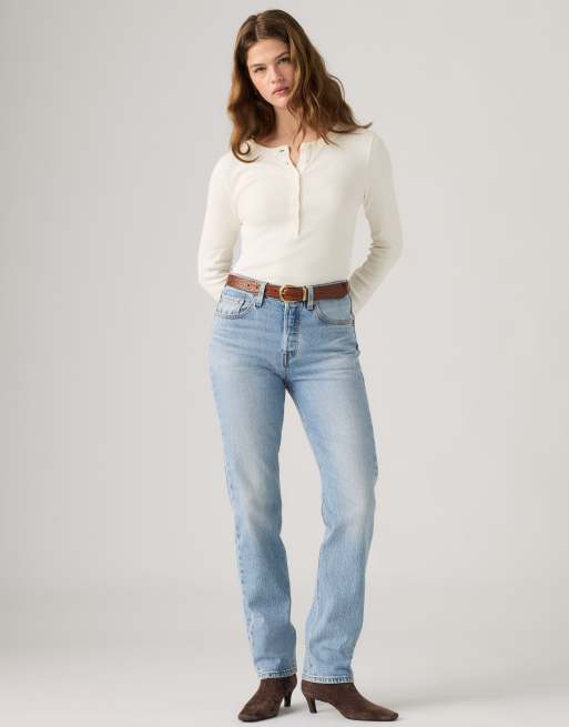Levi's - 501 - Vaqueros azul claro, 3 de 4