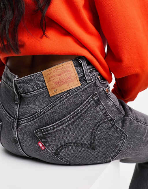 Levi's - 501 - Vaqueros de corte recto con lavado gris, 5 de 5