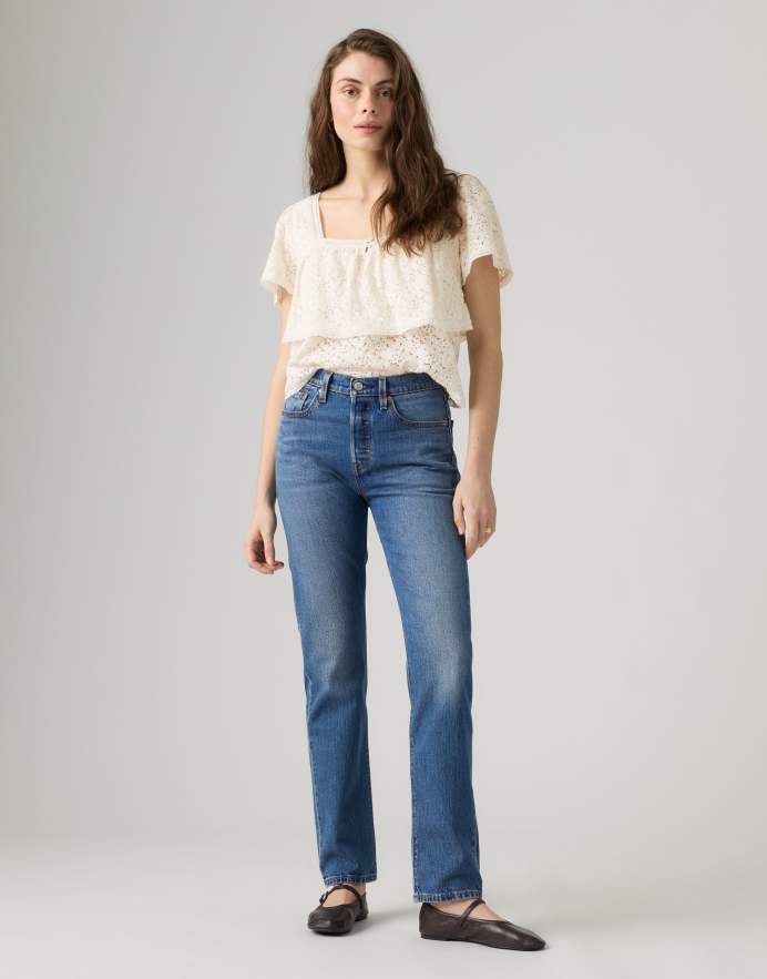 Levi's 501 vaqueros originales en lavado medio