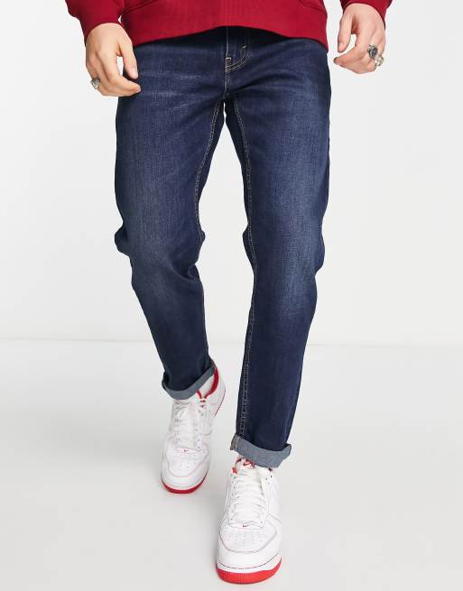 Levi's - 502 Hi Ball - Jean fuselé - Bleu foncé délavé