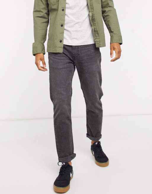 Levi's – 502 Hi-Ball – Svarta avsmalnande jeans