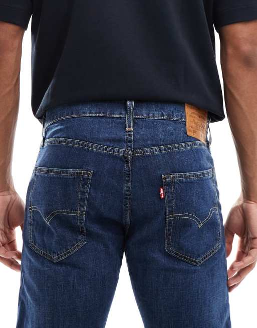 Levi's – 502 – Mörktvättade, avsmalnande, lätta jeans, 4 av 5