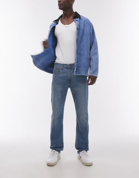 Levi's - 502 Performance Cool - Jean fuselé - Bleu moyen - view 1