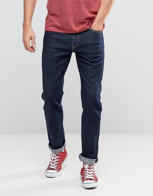 Levi's 502 regular taper jeans chain of fools dark wash | ASOS