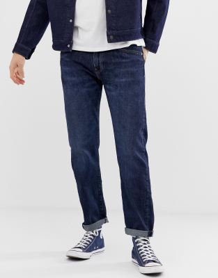 levis 502 dark blue