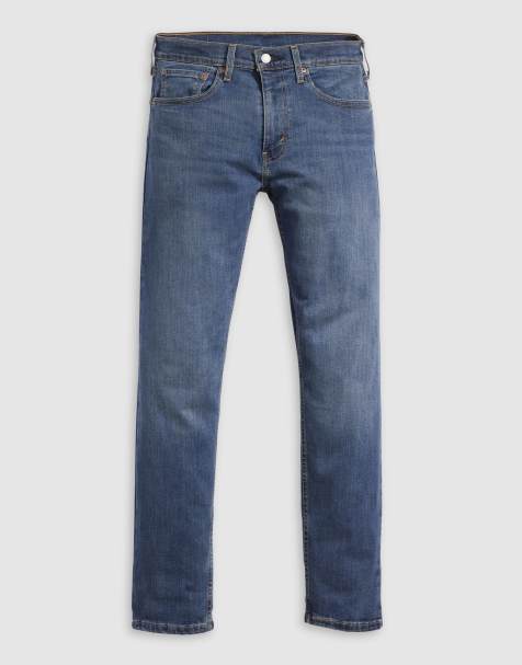 Levi's – 502 – Schmal zulaufende Jeans in Mittelblau - view 1