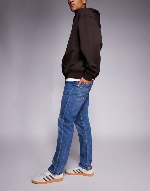 Levi's – 502 – Schmal zulaufende Jeans in mittelblauer Waschung, 2 von 5