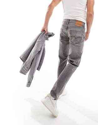 Levi's 502 taper fit jeans in grey wash - view 1