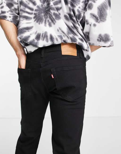 Levi's 502 taper jeans in black knight flex stretch wash | ASOS