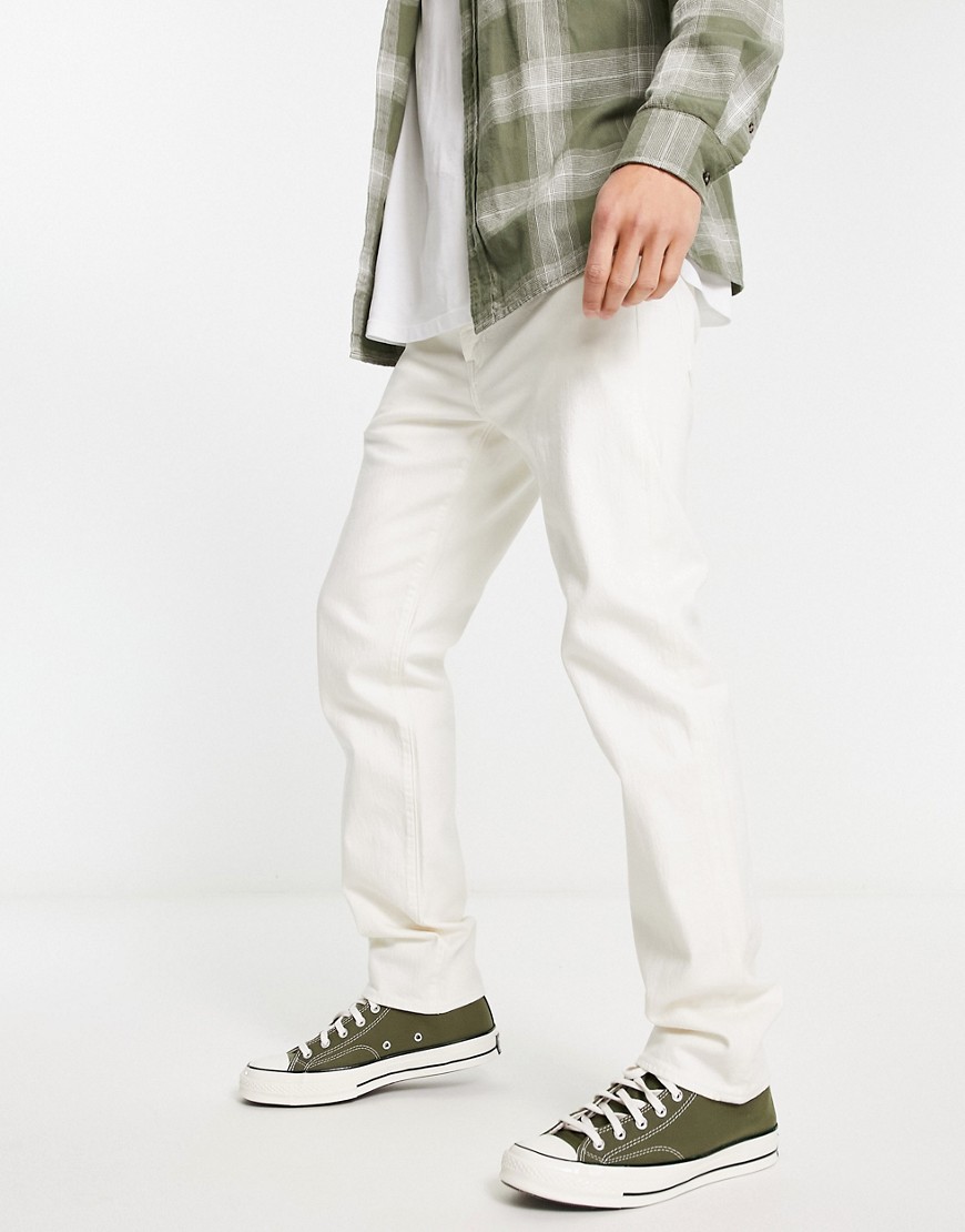 Levi's 502 taper jeans in white