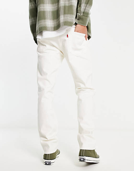 Levi's 502 taper jeans in white | ASOS