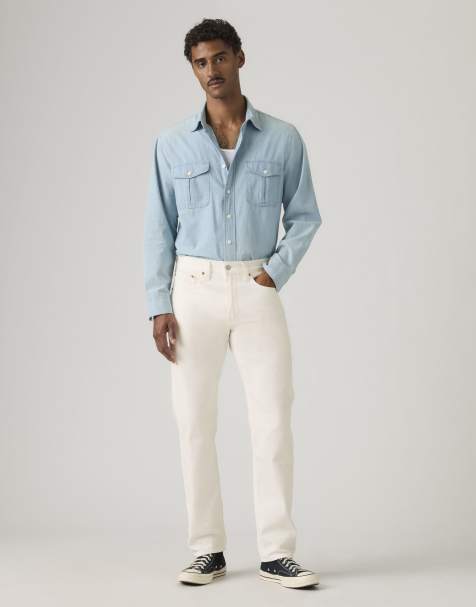 Levi's - 502 Taper Native Cali - Jeans affusolati bianchi - view 1