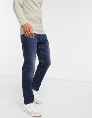 Levi's 502 Tapered Fit Hi-ball Jeans In Can-can Advanced Dark Indigo-blues  | ModeSens