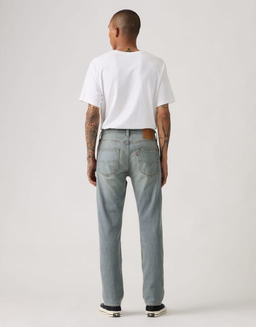 Levi's 502 tapered fit jeans in blue, 2 of 4