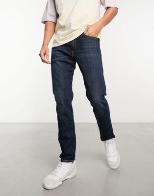 Levi's 502 tapered fit jeans in dark navy wash - ASOS Price Checker