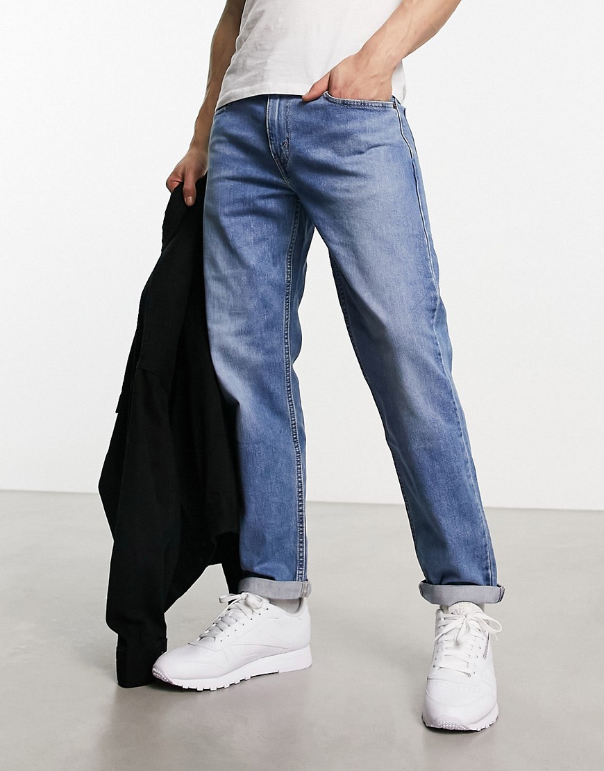 Levi’s 502 tapered fit jeans in light blue