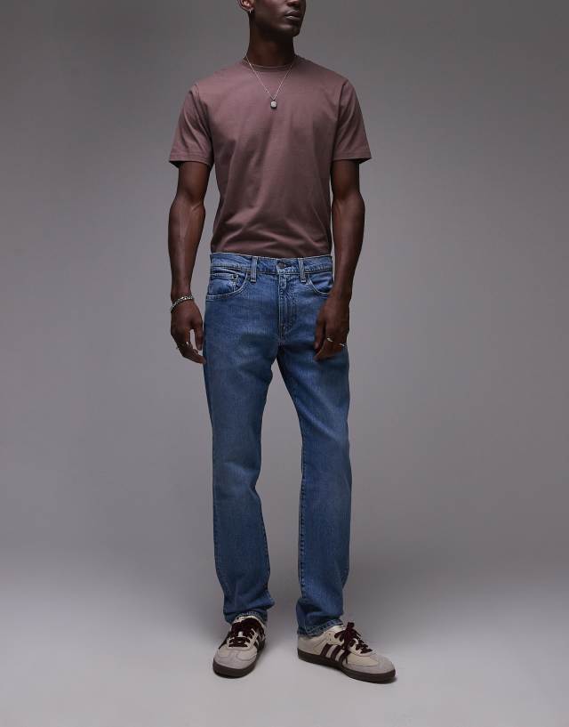 Levi's - 502 tapered fit jeans in light blue