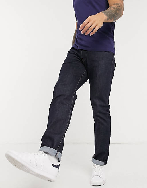 Levi's 502 tapered fit jeans in rock cod dark wash