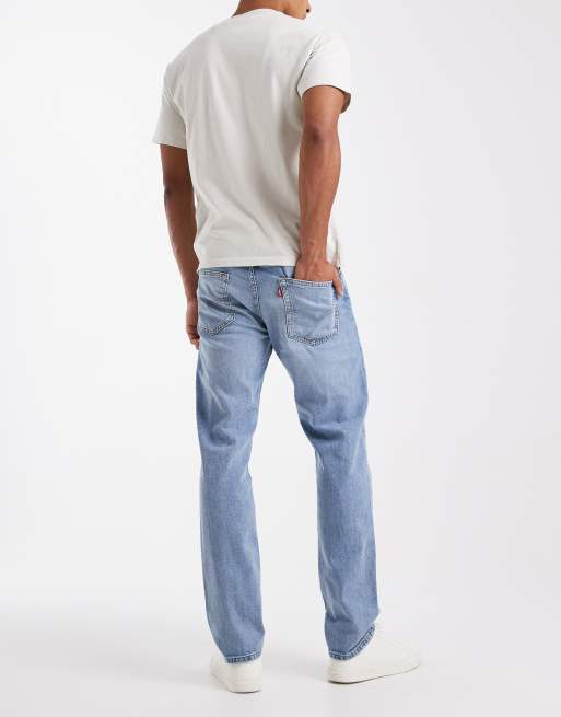 Levi's 502 tapered jeans in bleach wash, 2 of 5