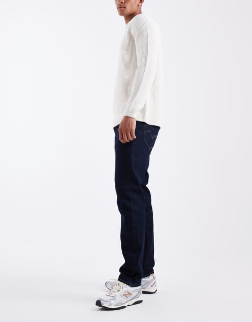 Levi's 502 tapered jeans in dark wash, 3 of 5