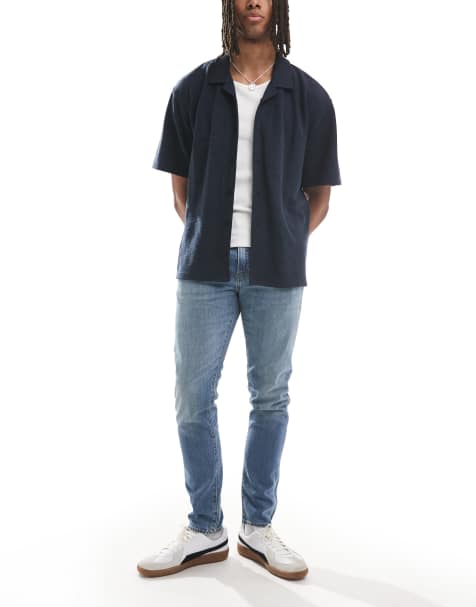 Levi's - 502 - Toelopende jeans met lichte wassing - view 1