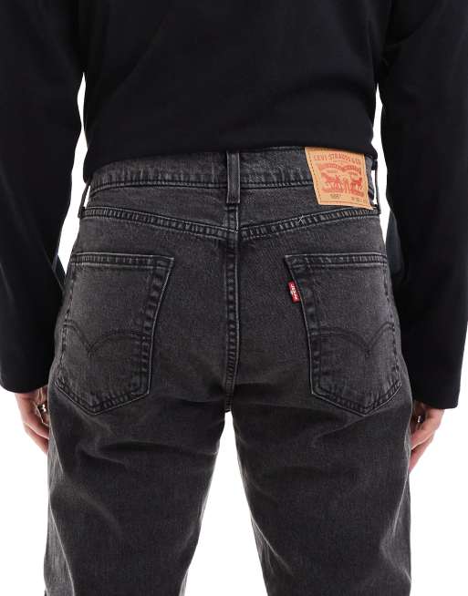 Levi's - 505 - Normale jeans in zwart met wassing , 4 van 5