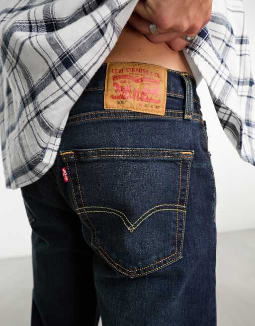 Levi's 505 shop dark blue