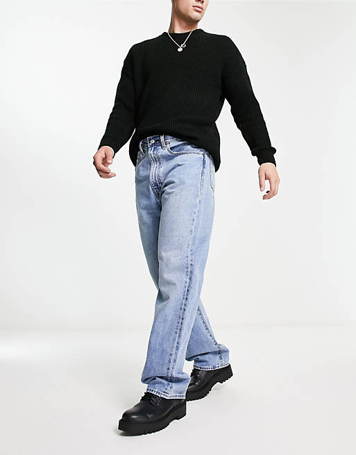 voorbeeld gevolg maximaal Levi's 50s straight jeans in lightwash blue | ASOS