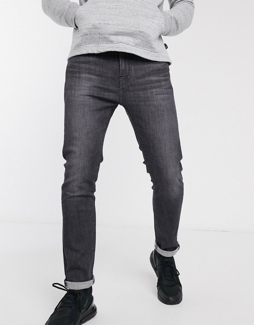 Levi's - 510 - Elastische skinny-fit jeans in zwarte wassing-Grijs