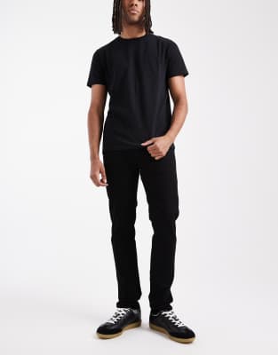 Enge Jeans in Schwarz Schwarz W30 L34