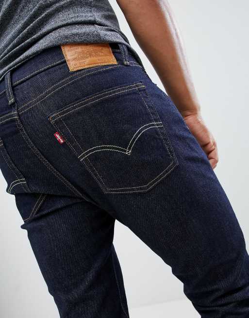 Levi's 510 – Jeans in enger Passform mit normale Bundhöhe in Indigo-Waschung, 3 von 4