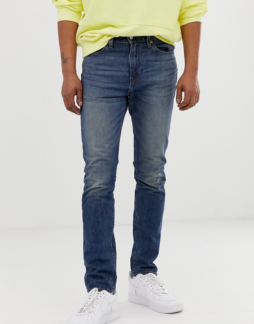Levi's - 510 - Jeans skinny con vita media lavaggio Thresher Warp Cool medio-Blu