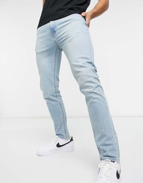 JEANS ELEGANTI DA Uomo Firmati Pantaloni Di Jeans Basic Elasticizzati  Regular Slim Lavati EUR 20,90 IT
