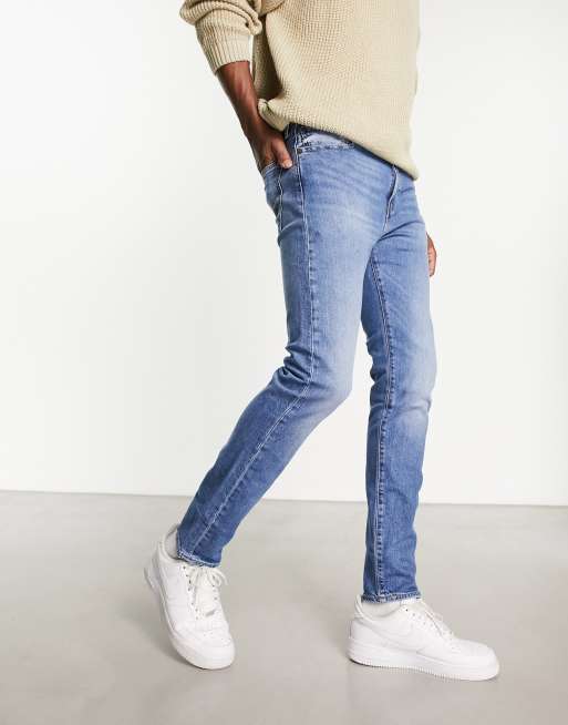 Levi's – 510 – Mellanljusblå jeans i extra smal passform