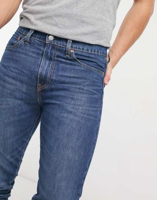 Levi's 510 – Moose Tracks – Niebieskie jeansy o obcisłym kroju, 3 z 4
