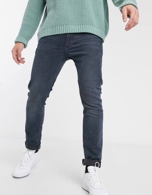 Levi's 510  – Niebieskie jeansy o obcisłym kroju ze średnim stanem