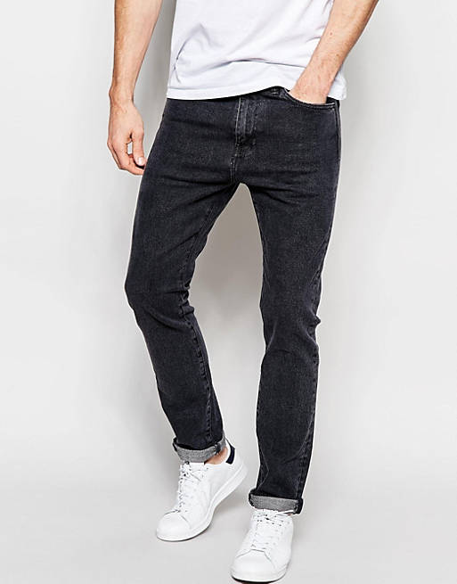 Levi's – 510 – Schmal geschnittene Stretchjeans in Funny Name Washed Black  | ASOS