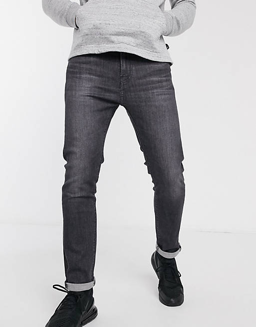 Levi's 510 skinny fit jeans in deathcap light mid overt advance stretch  washed black | ASOS