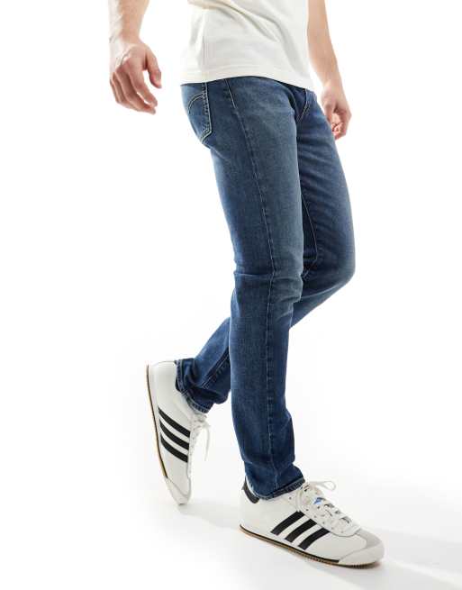 Levi's - 510 - Skinny-fit jeans in middenblauw