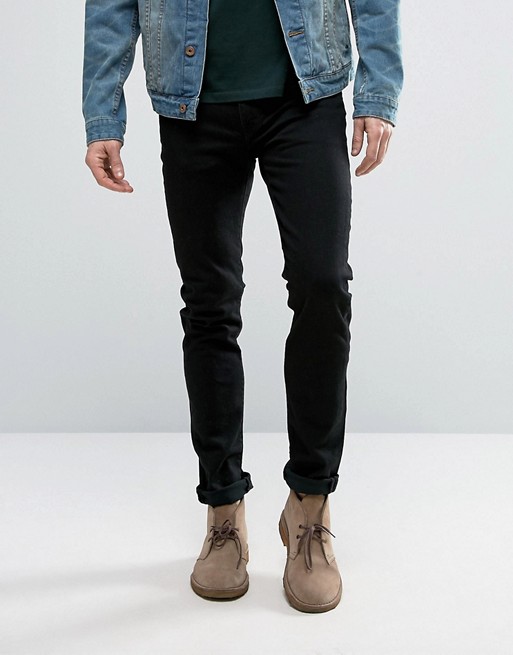 Levi's 510 skinny fit jeans in Nightshine black