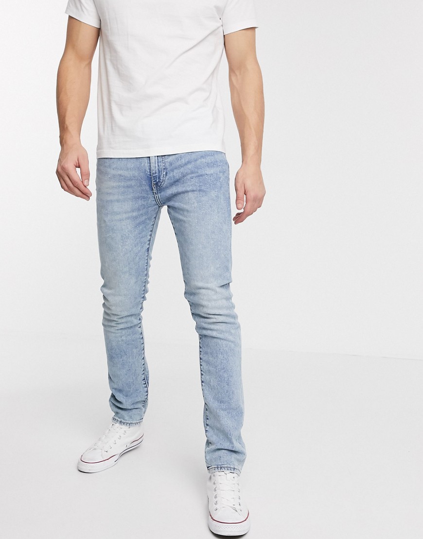 Levi's 510 skinny fit jeans in simple tings light wash-Blue