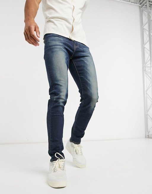 Levi's 510 skinny fit jeans in star map advanced dark indigo
