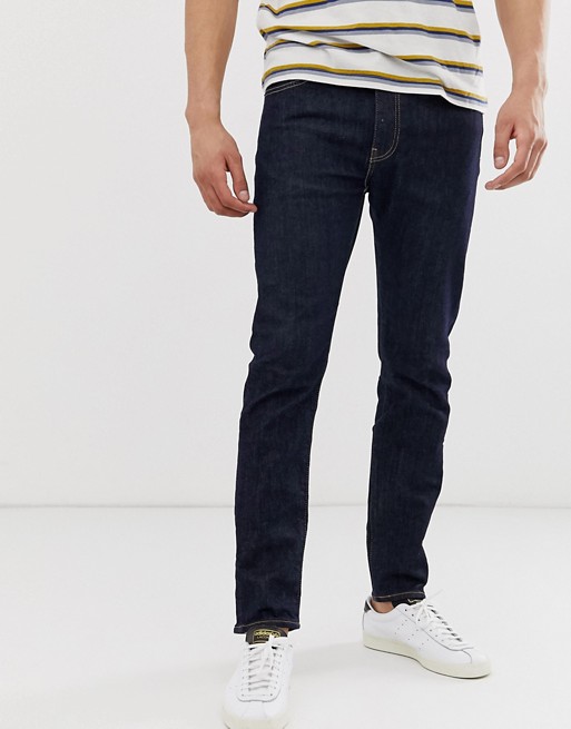 Levi's 510 skinny fit standard rise jeans in cleaner dark wash | ASOS