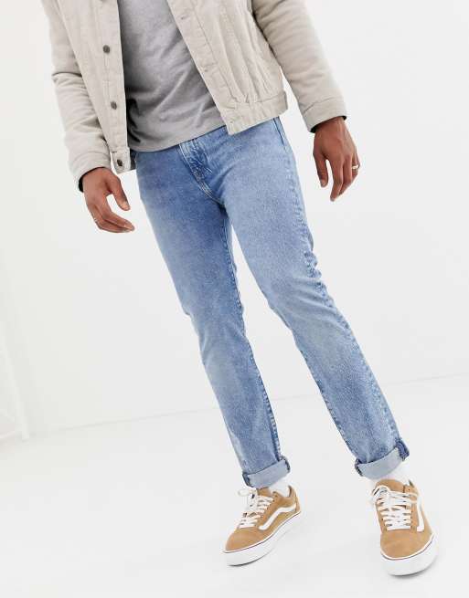 Levi's 510 skinny fit standard rise jeans in ross light warp light wash |  ASOS