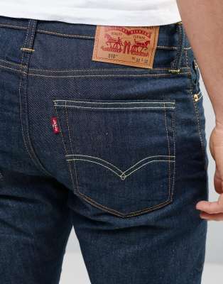levi's 510 raw denim