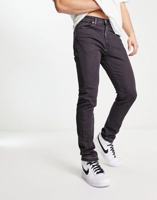 more and more laser Discovery Levi's 510 skinny jeans in dark purple | ASOS