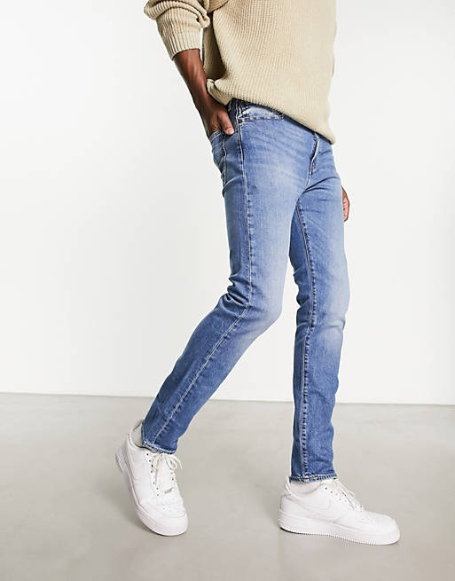 Sleet Sensitive wage Levi's 510 skinny jeans in light blue wash | ASOS